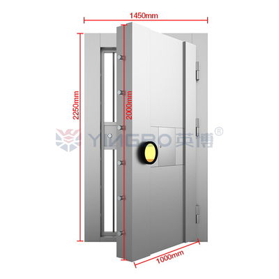 Veilig kluisdeur voor banken Huisbureau Veiligheid Brandgevoelige kluisdeuren H2250* W1450mm