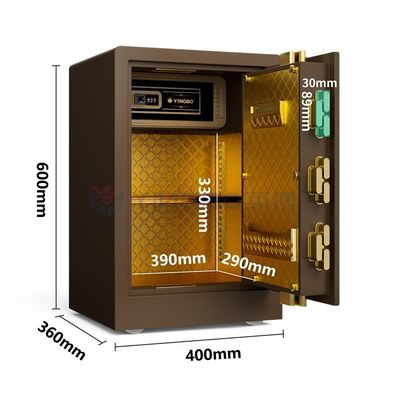 Solid Steel Home Safe Box digitaal vingerafdruk slot H600mm
