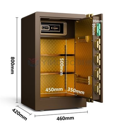 Vingerafdruk slot slimme luxe kluis op maat voor thuisbeveiliging YB/RS-80