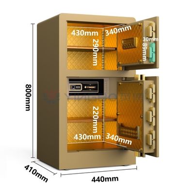 Zelfstandigheidsbeveiliging YB/RS-80D Gold Biometrisch slot