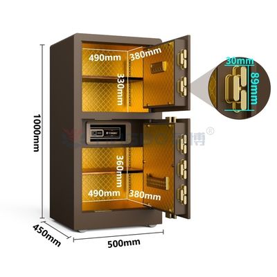 70kg Luxe Smart Home kluis Biometrisch vingerafdruk slot YB/RS-100D