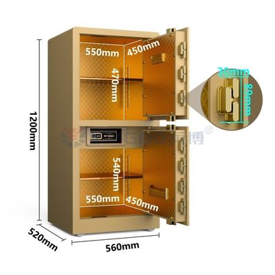 Digitaal vingerafdruk slot grote kluis voor de beveiliging goud high-end huis kluizen