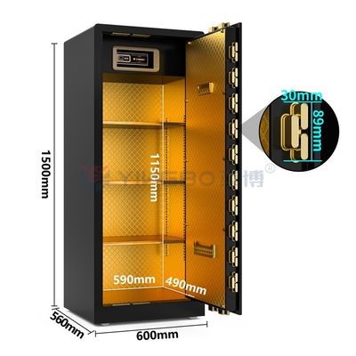 Intelligente dubbele alarmering met groot vingerafdruk slot kluisje 120 kg Voor de beveiliging YB/RS-150