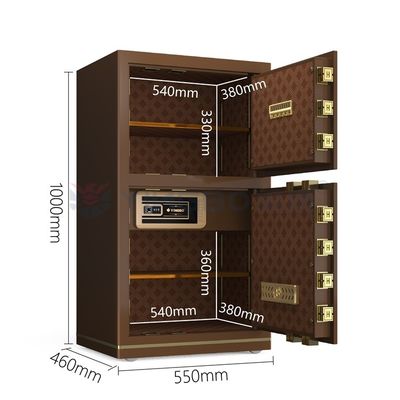 Coffee Solid Steel Luxury Slimme kassa voor kantoor Security YB/N7-100D