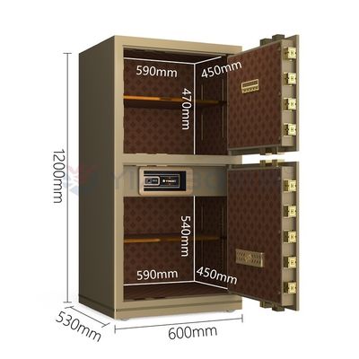 H1200mm Solid Steel Smart Office Safe Box Dubbel Alarm Vingerafdruk slot