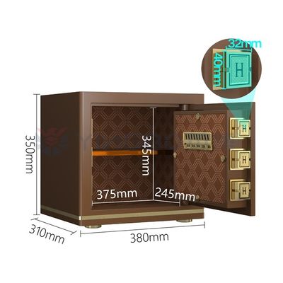 H13.78 Inch Smart Office Safe Box Elektronisch dubbele alarm YB/N7-35