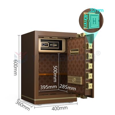 Dubbele alarmbel Solid Steel Office Safe Box elektronisch slot voor de beveiliging H600mm