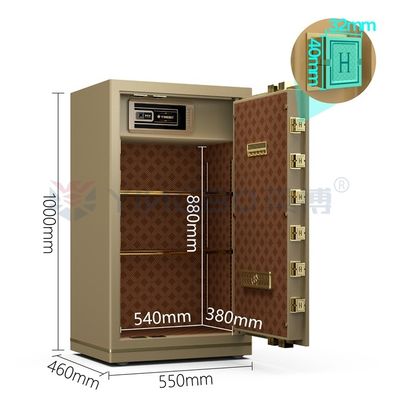 Digitaal elektronisch slot luxe kluis voor kantoorbeveiliging YB/N7-100