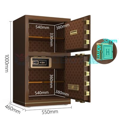 Solid Steel Luxury Smart Electronic Office Safe Box voor beveiliging YB/N7-100D