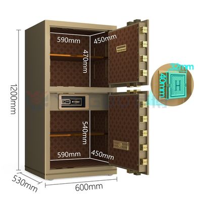 Elektronisch slot slim kantoor kluis dubbele alarm YB/N7-120D