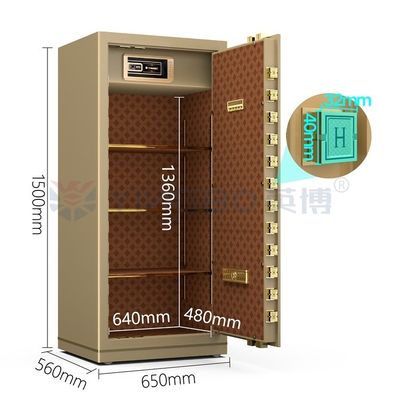 Digitaal slot van massief staal, elektronische kluis YB/N7-150