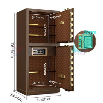120 kg Gepatenteerde bouten Dubbel alarm kluis Elektronisch slot YB/N7-150D