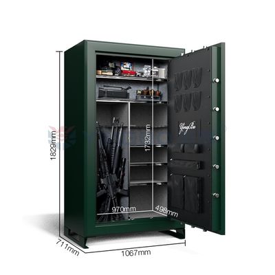 UL 36 Guns 6 Pistols Gun Safe Cabinets met 75 minuten brandwerend karakter