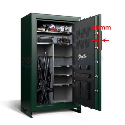 Snelle toegang Biometrisch UL-slot Gun Safes Box Stalen pistoolkluis Pry-bestendige kluis 5 pistoolkluis