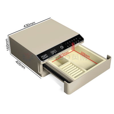 22kg Biometrisch vingerafdruk slot enkelvoudig laag sieraden kluisje met automatische opening