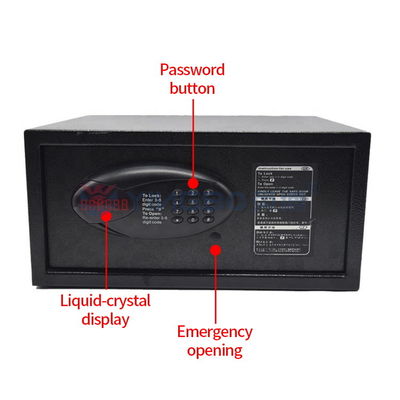 Dual Alarm Steel Security Hotel Safe Box H200 Met Digitaal Keypad