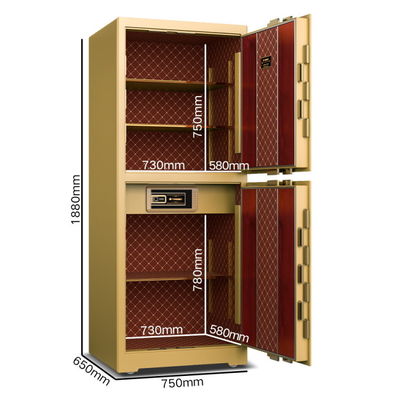 Smart Bank Biometrische commerciële kluis Vingerafdruk slot H1880mm Met 7 open wegen