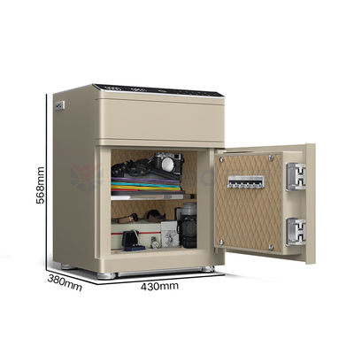 ISO9001 ISO14001 Solid Steel Double Alarm Smart Safe Box met vingerafdrukken automatisch geopend