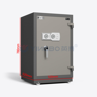 Dubbele Sleutels Brandwerende Kluis Veiligheidskist Voor Documenten Geld Sieraden H780mm