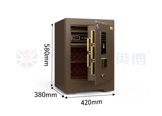 H580mm Dual Alarm System Commerciële kluis 3D Stereo Soft Leather Digitale beveiliging