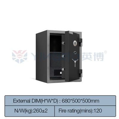 Yingbo Mechanisch Slot Brandwerende Kluis Cement Materiaal Brandwerendheid 2 Uur