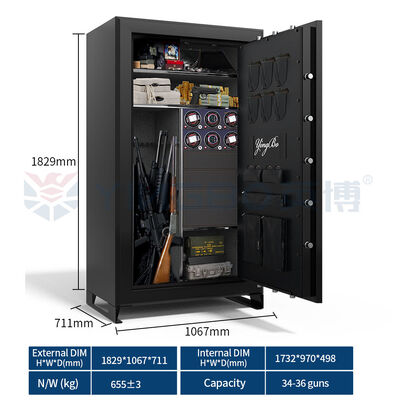 Beste huissieraden veilige pistoolkluis Gun Safe Brandwerende en waterdichte brandwerende documentkluis