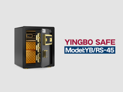 YB/RS-45 vingerafdruk slot huis kluisjes zwart