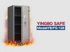 YB/FG-128 Brandbestendige slotkist Sleutel ontgrendelen en anti-diefstal functie