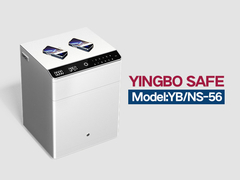 YB-NS-vast staal nachtkastje witte lade