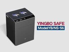 YB-NS-vast staal nachtkastje grijs