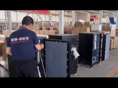 The process of cleaning a safe