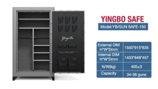 Wapenkluis Hoogbeveiligde wapenkluiskast Wapenopbergkast Zware wapenkluizen