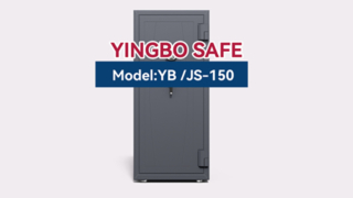 massieve grendel Grijze sieradenkast met volledige dekking